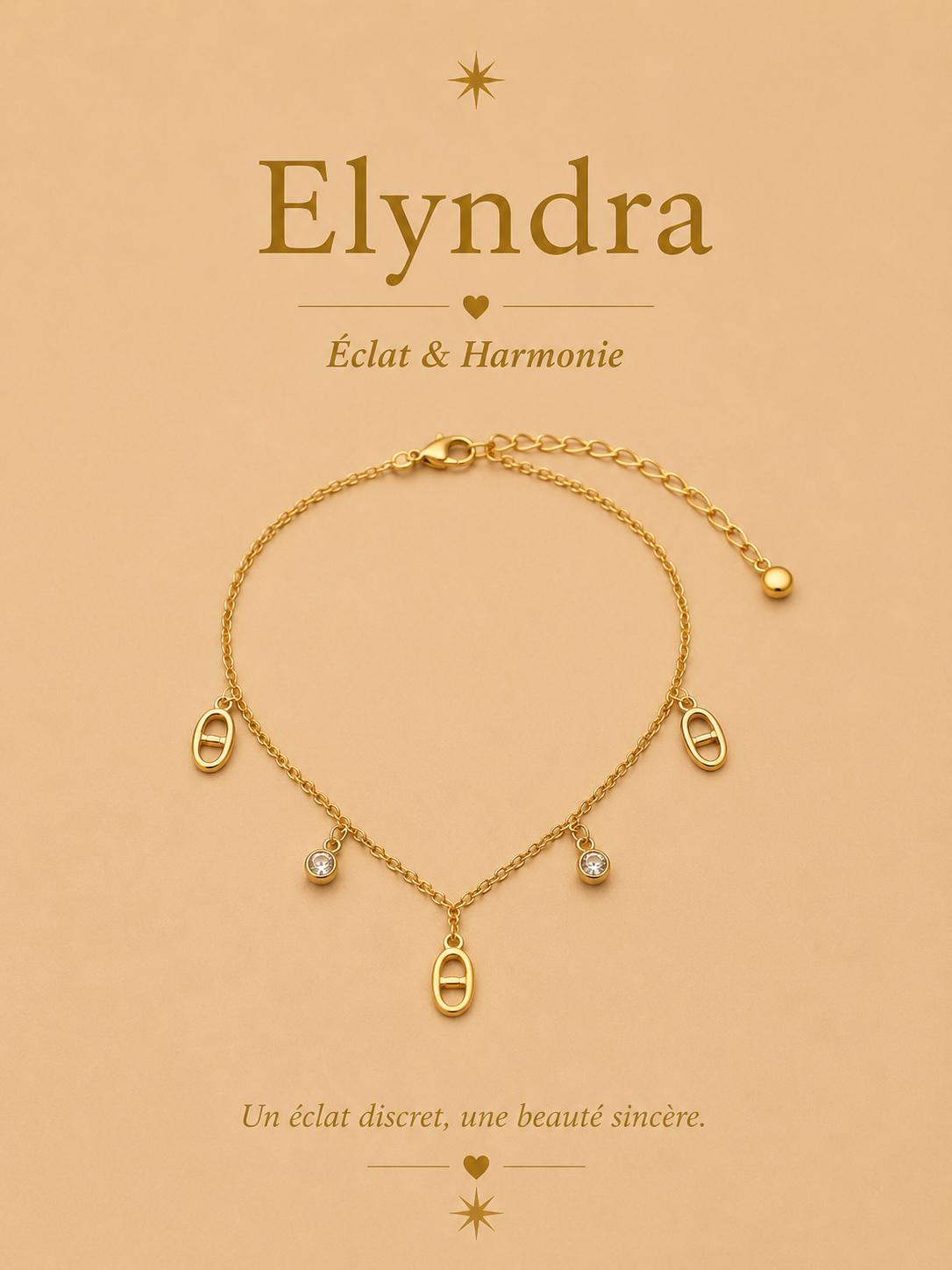 Bracelet cheville Elyndra