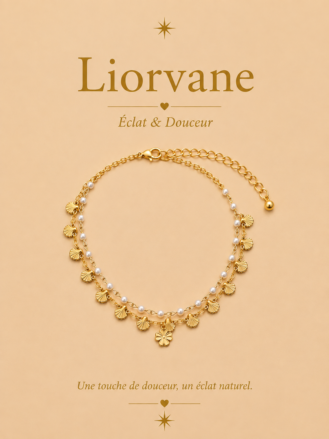 Bracelet cheville Liorvane