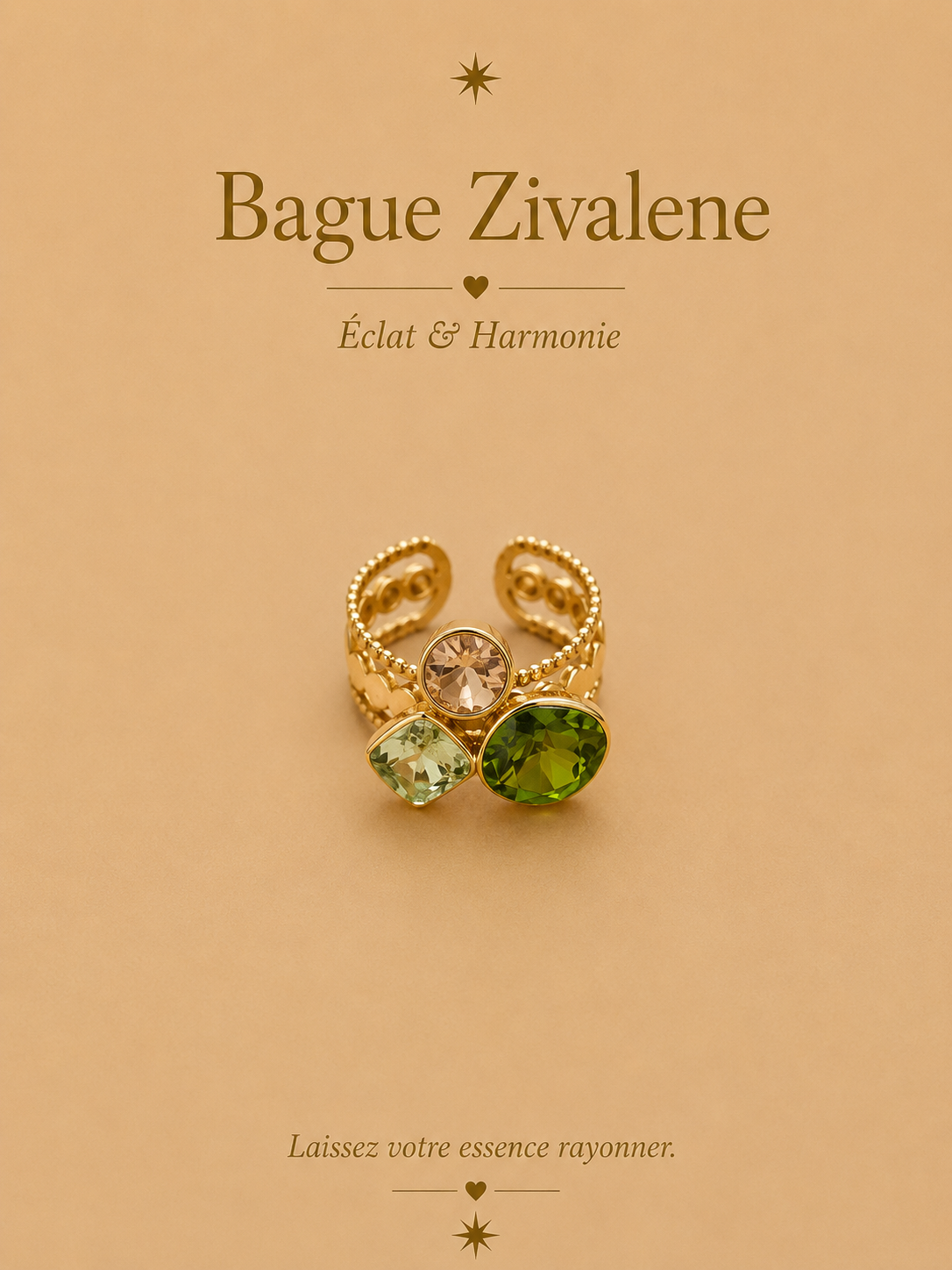 Bague Zivalene ajustable