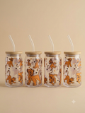 Verre canette roi lion