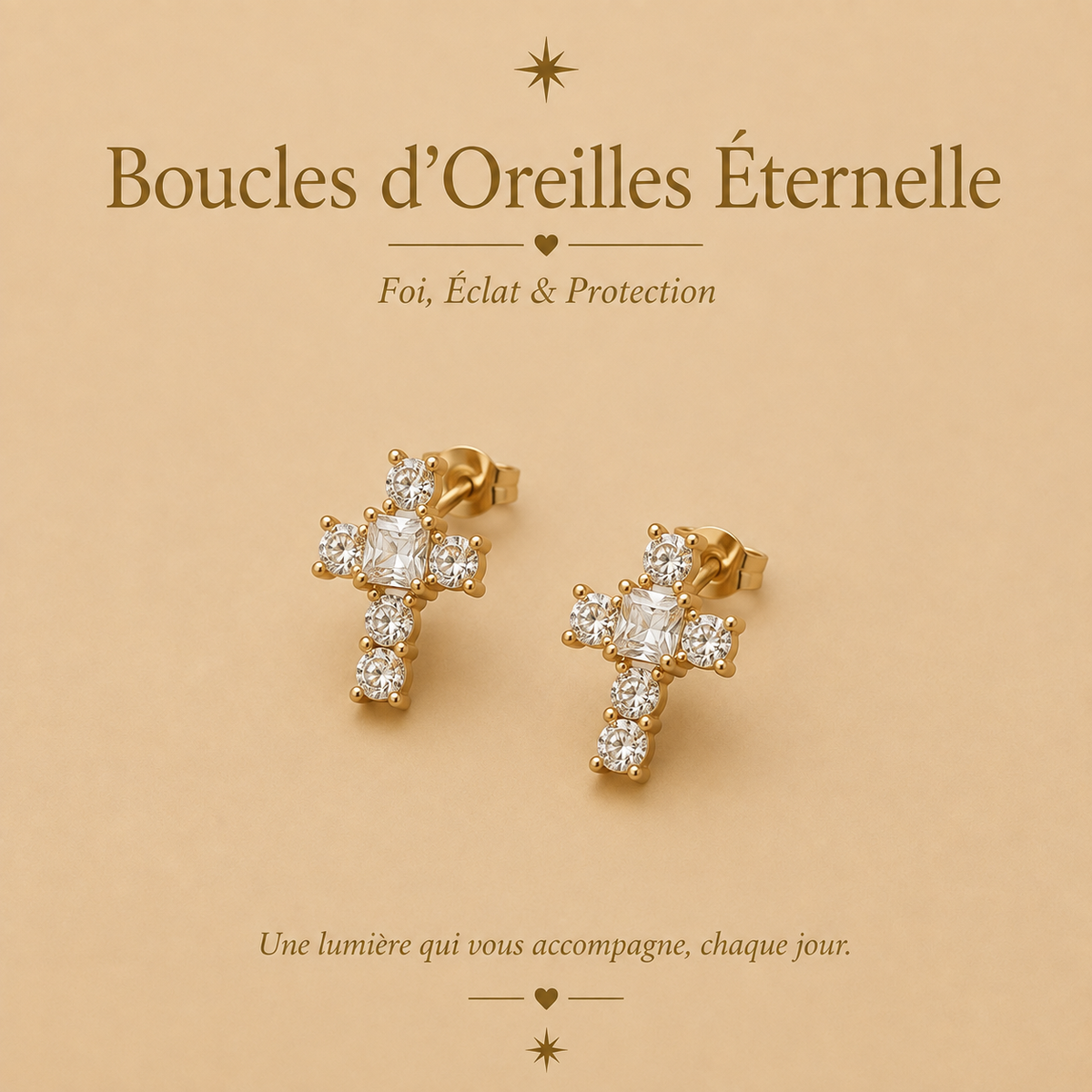 Boucle d'oreille Éternelle